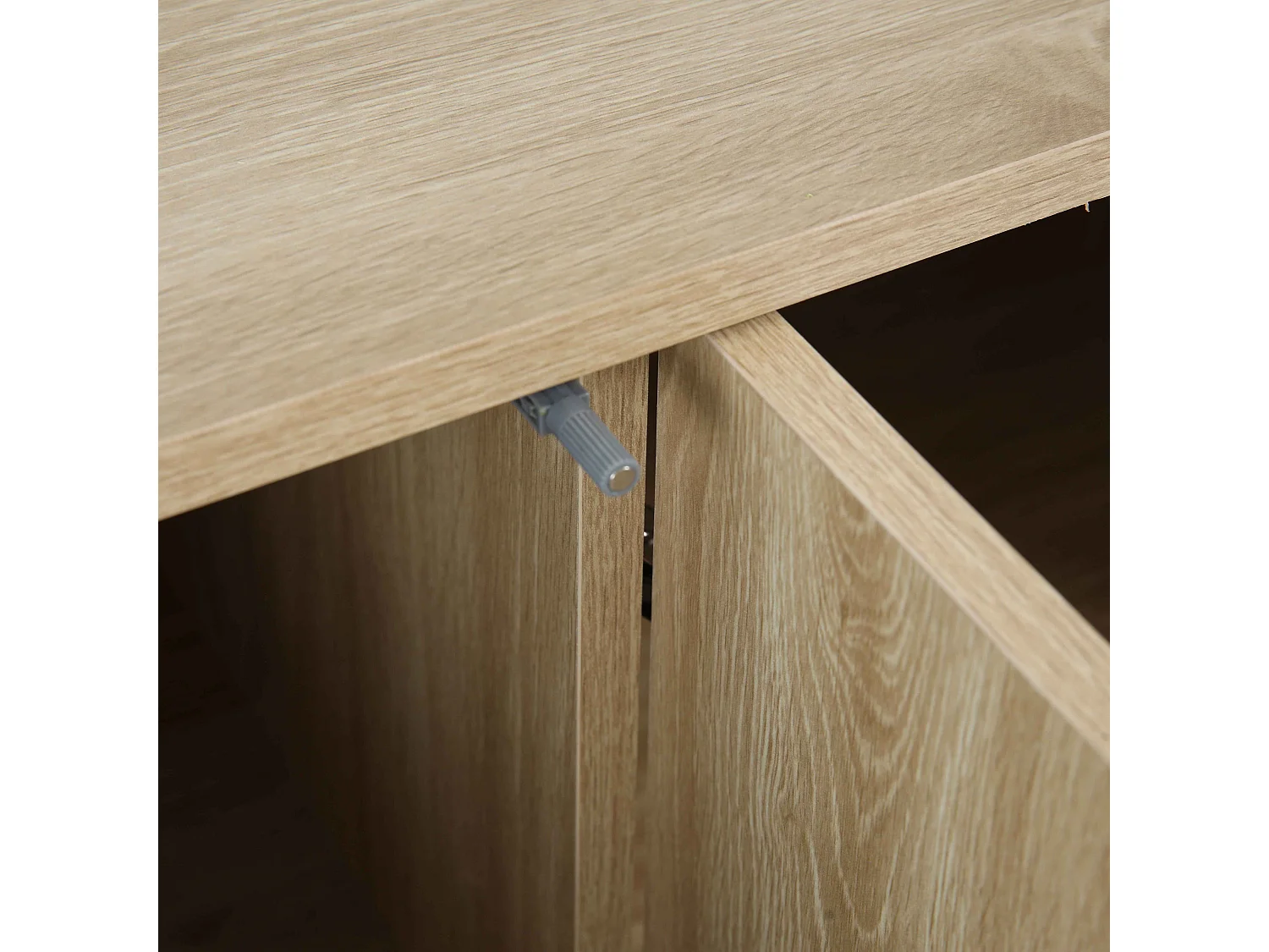 Buffet 3 portes 120 cm scandinave bois clair