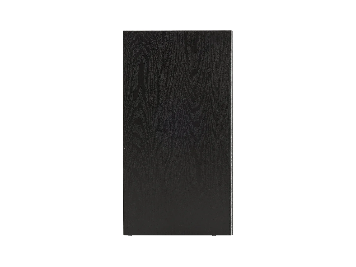 Buffet 3 portes moderne rectangulaire L140 cm bois noir