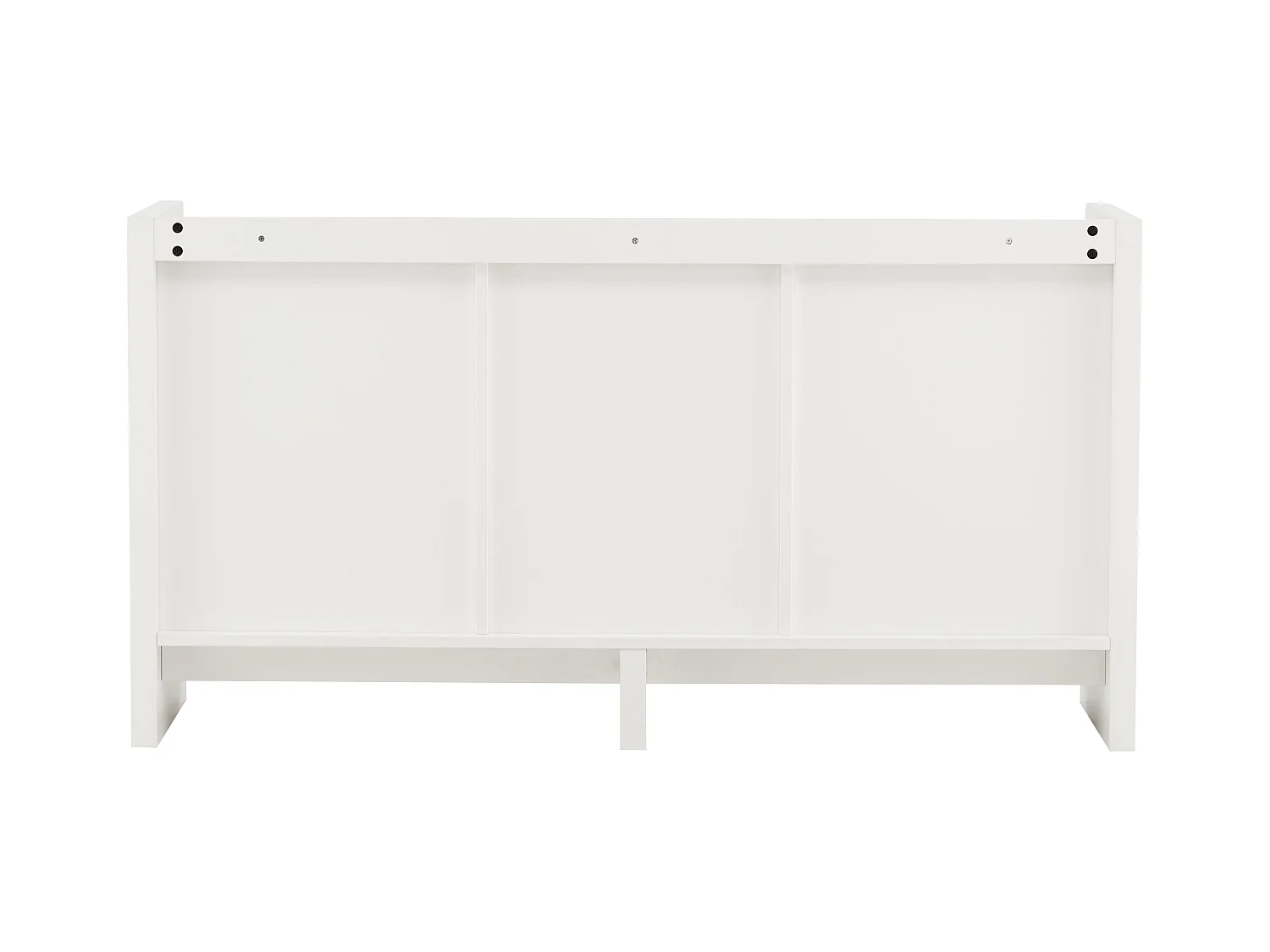 Buffet 3 portes moderne rectangulaire L140 cm écru