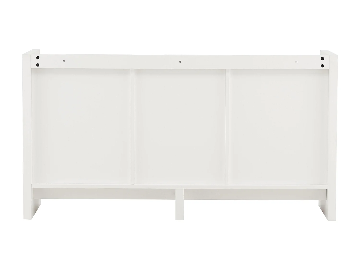 Buffet 3 portes moderne rectangulaire L140 cm écru