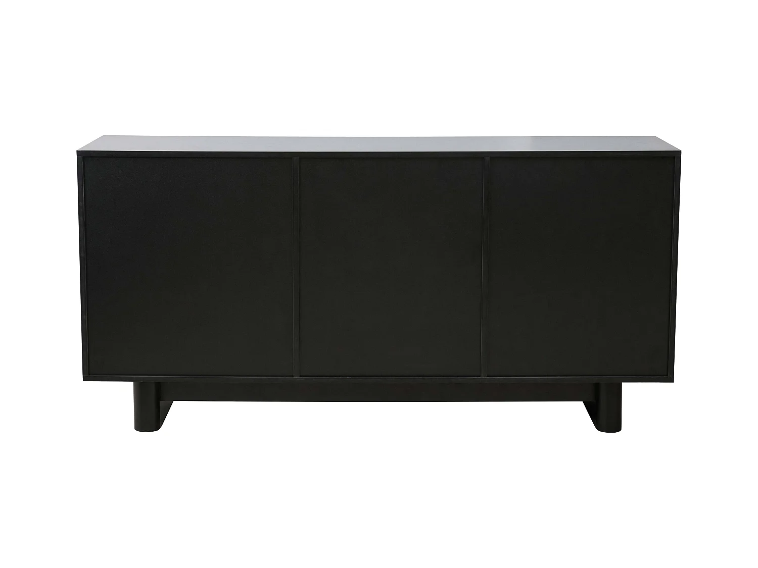 Buffet moderne rectangulaire L160 cm noir