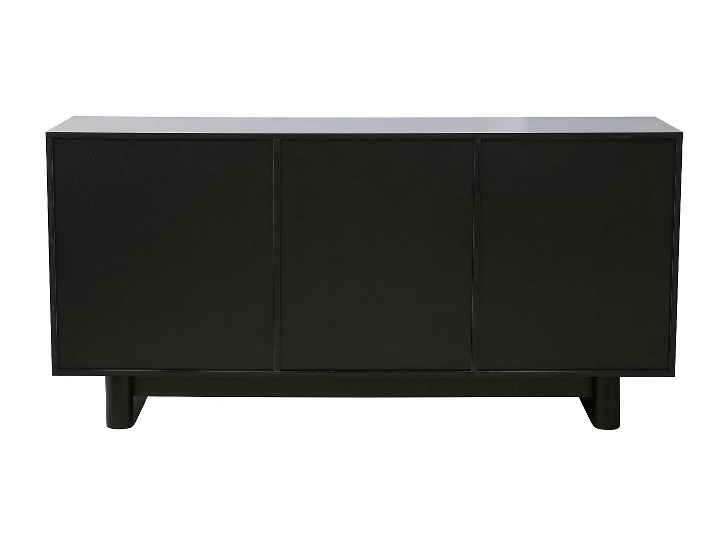 Buffet moderne rectangulaire L160 cm noir