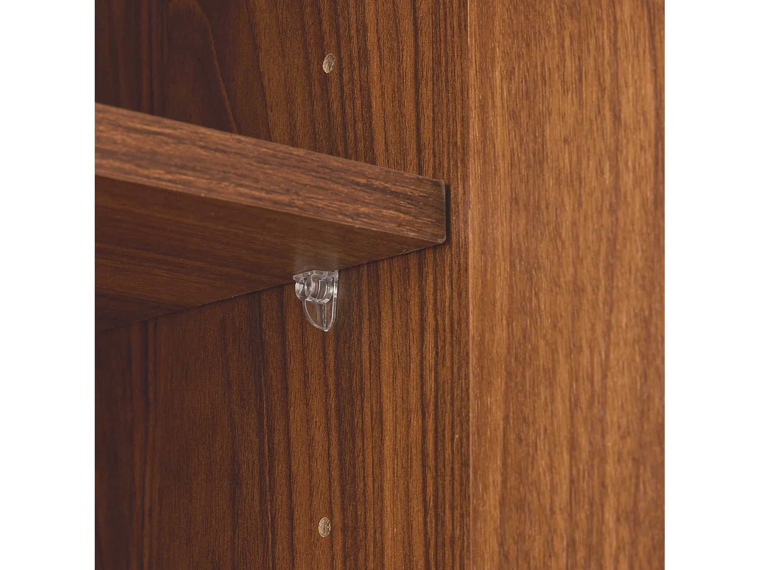 Modern dressoir met 4 deuren, 160 cm, donker hout