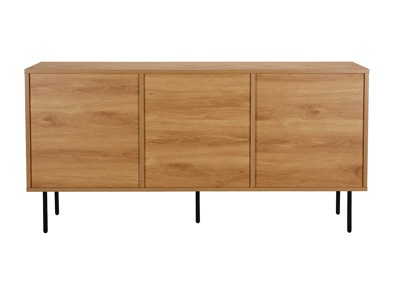 Buffet 3 portes scandinave rectangulaire L150 cm bois