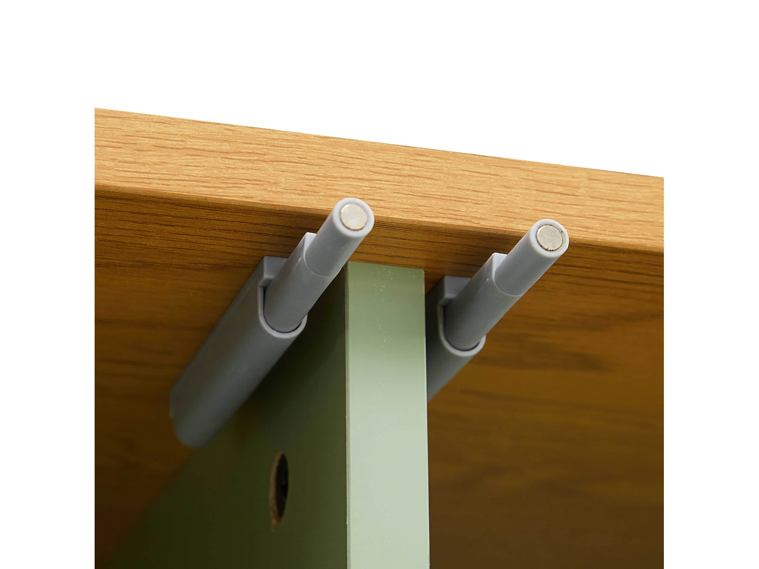 Buffet 3 portes moderne rectangulaire L140 cm vert