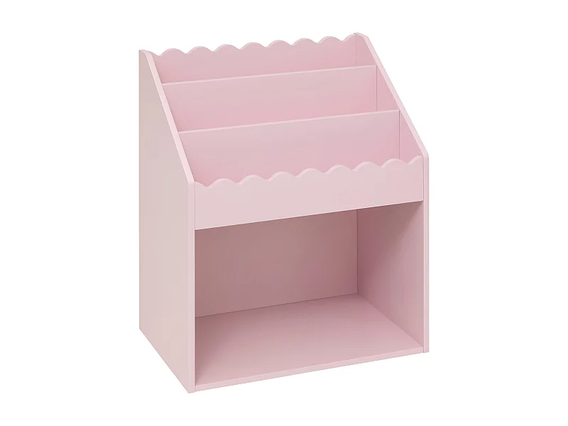 Bibliothèque Enfant "Festonnée" 60cm Rose