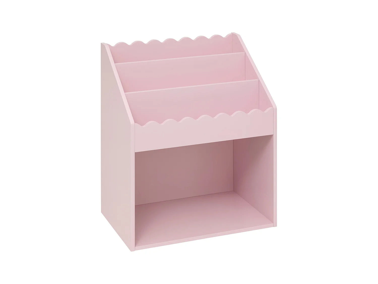 Bibliothèque Enfant "Festonnée" 60cm Rose