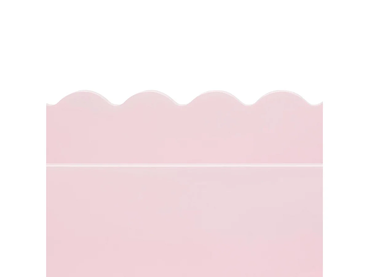 Bibliothèque Enfant "Festonnée" 60cm Rose