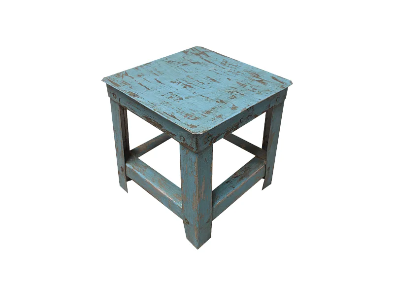 Petit tabouret en métal Alban