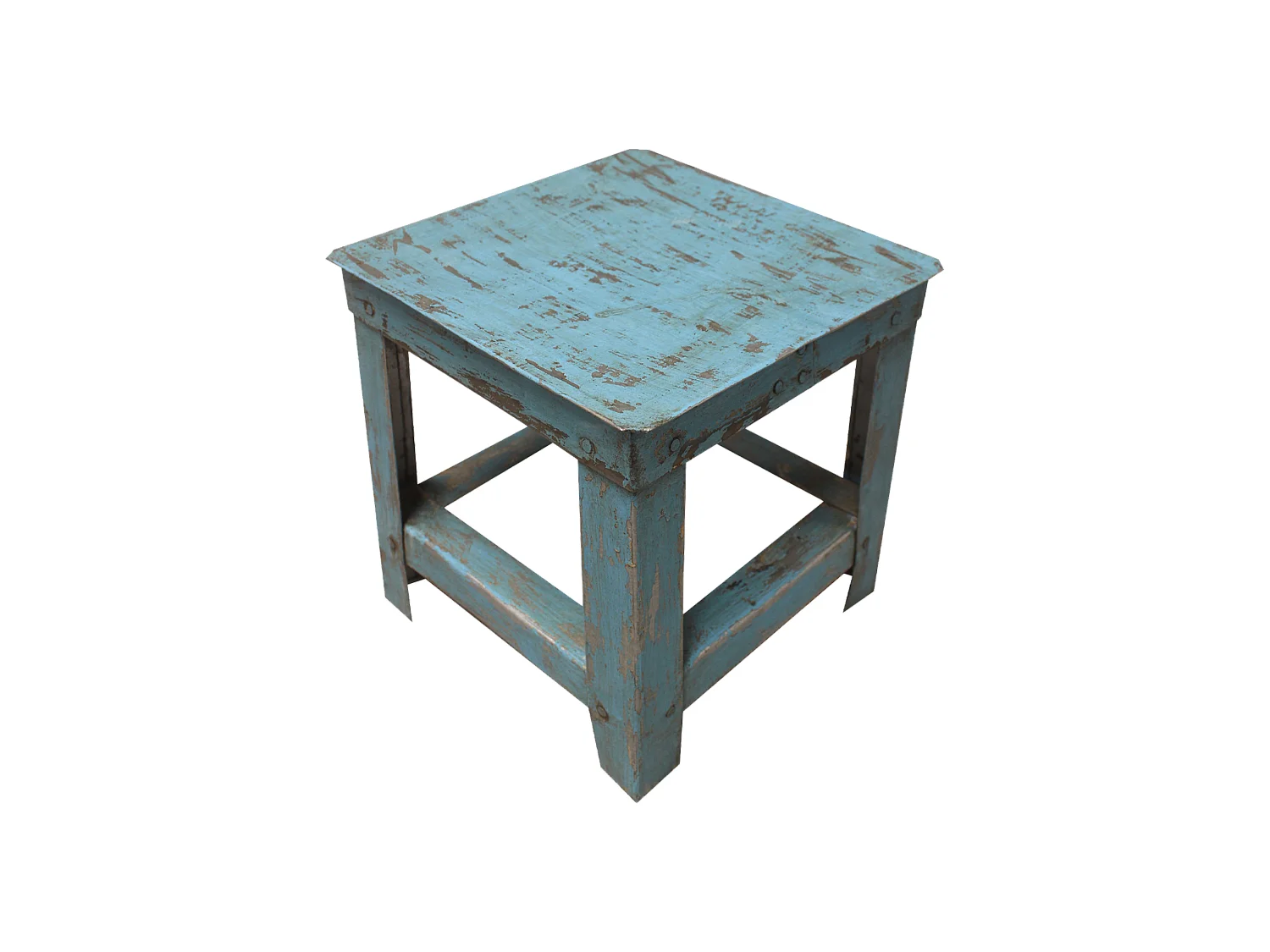 Petit tabouret en métal Alban