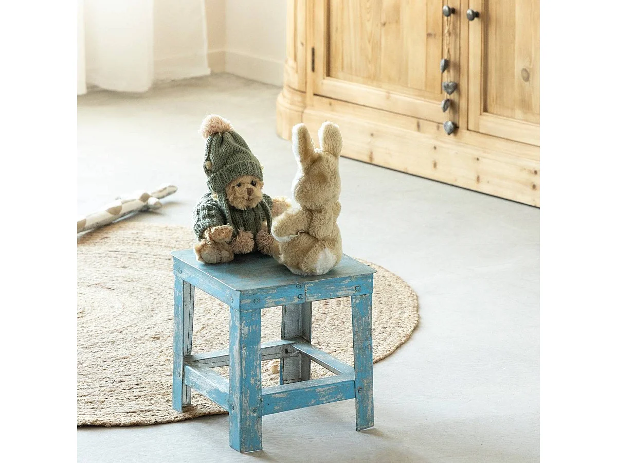 Petit tabouret en métal Alban