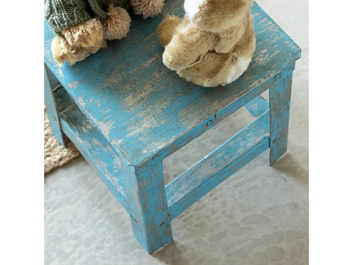 Petit tabouret en métal Alban