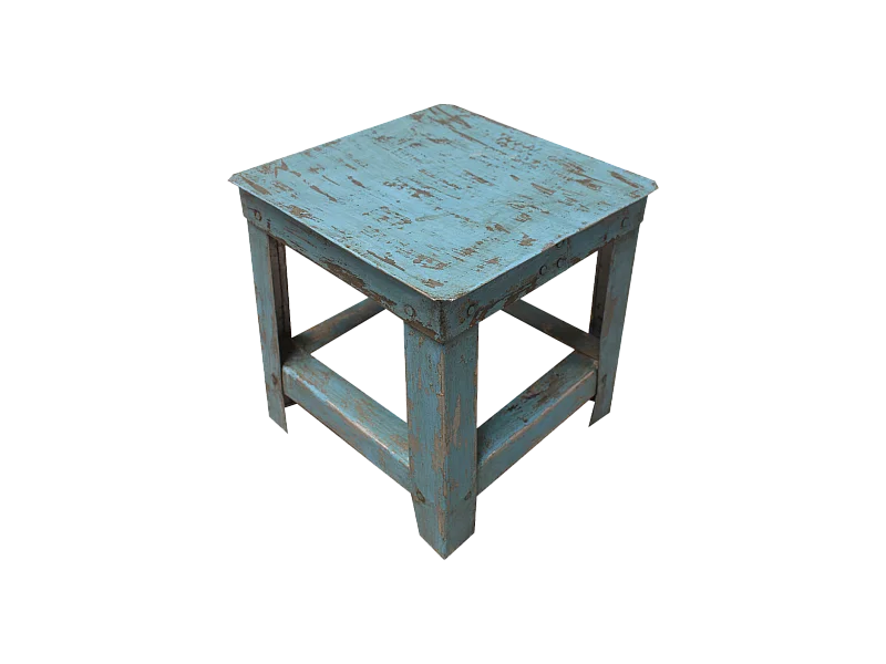 Petit tabouret en métal Alban