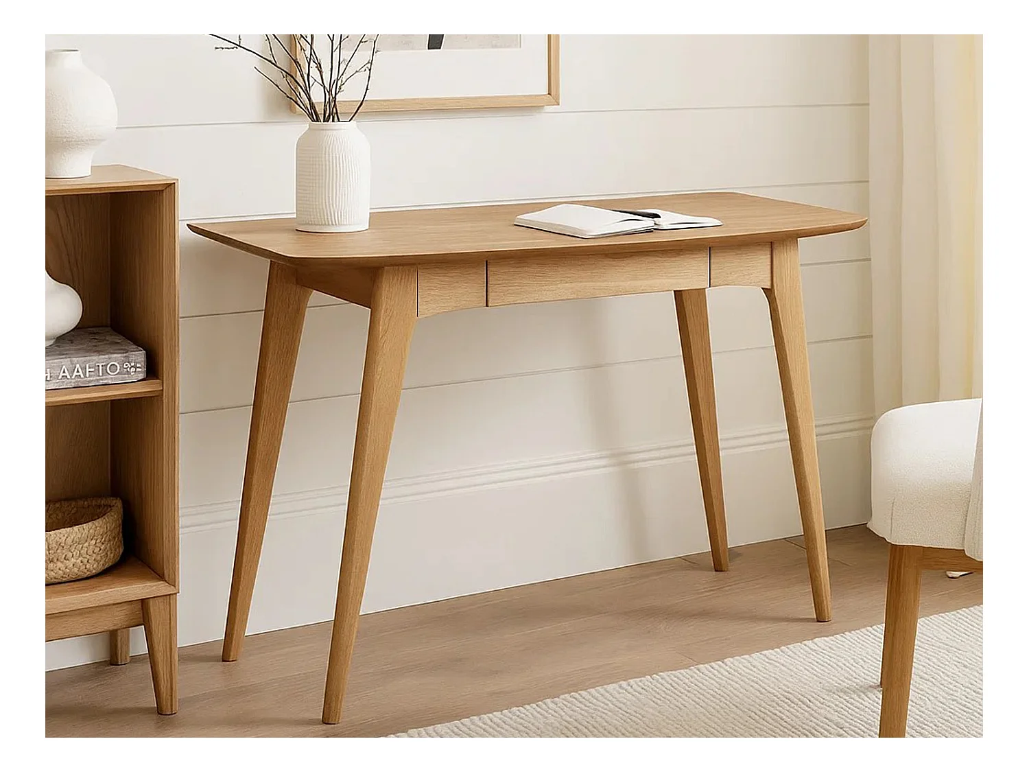 Biurko Arco wood z szufladą