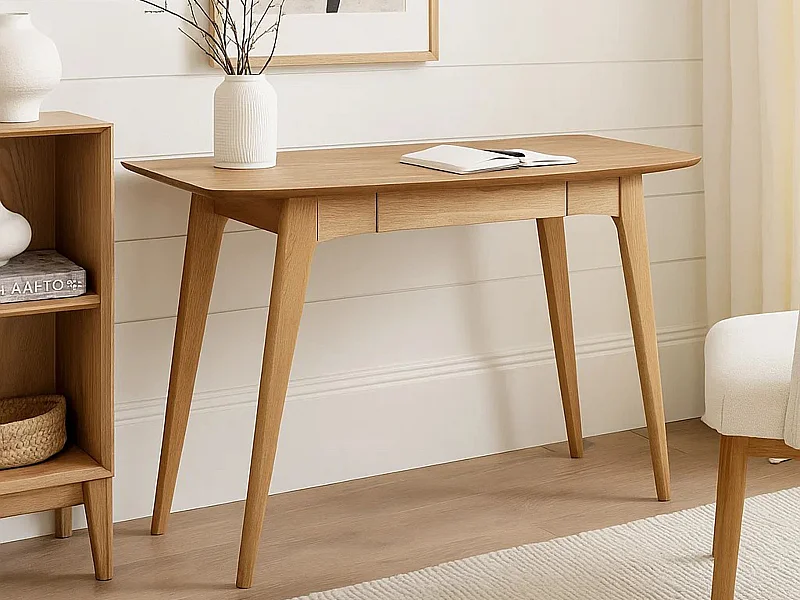 Biurko Arco wood z szufladą