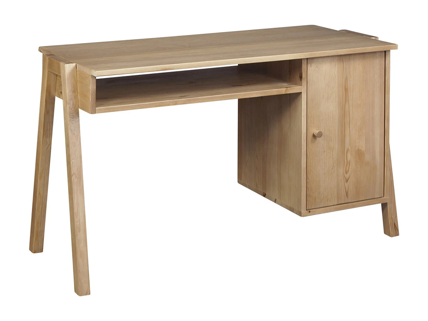 Biurko Oregon wood drewniane, kolor dębowy