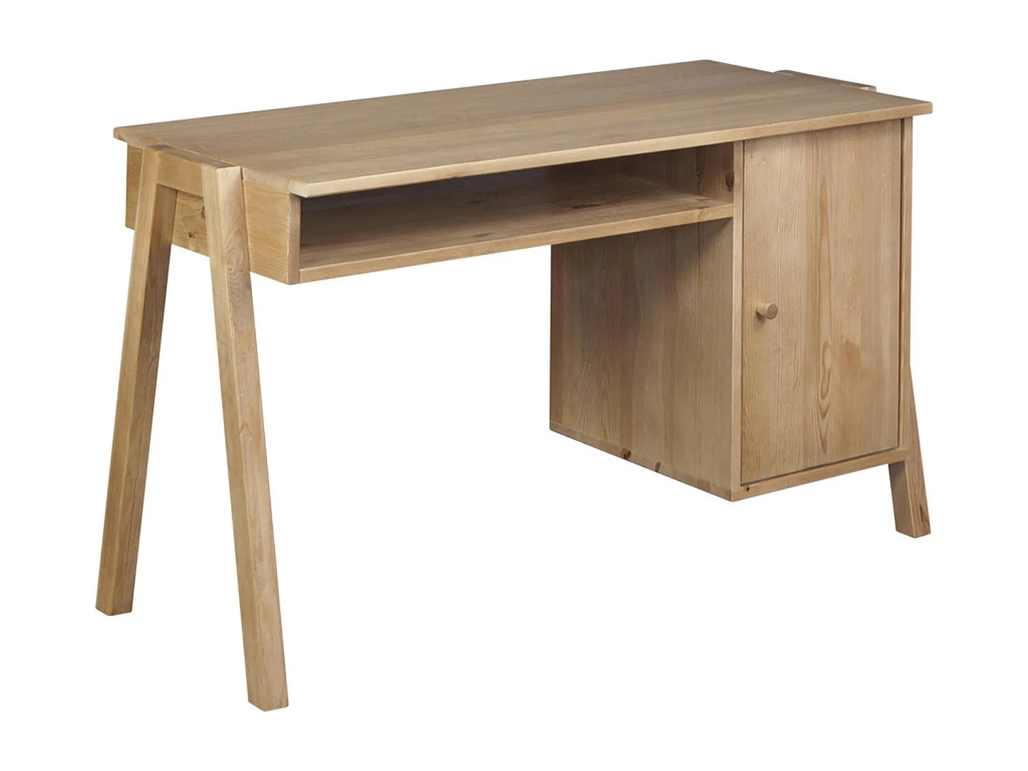 Biurko Oregon wood drewniane, kolor dębowy