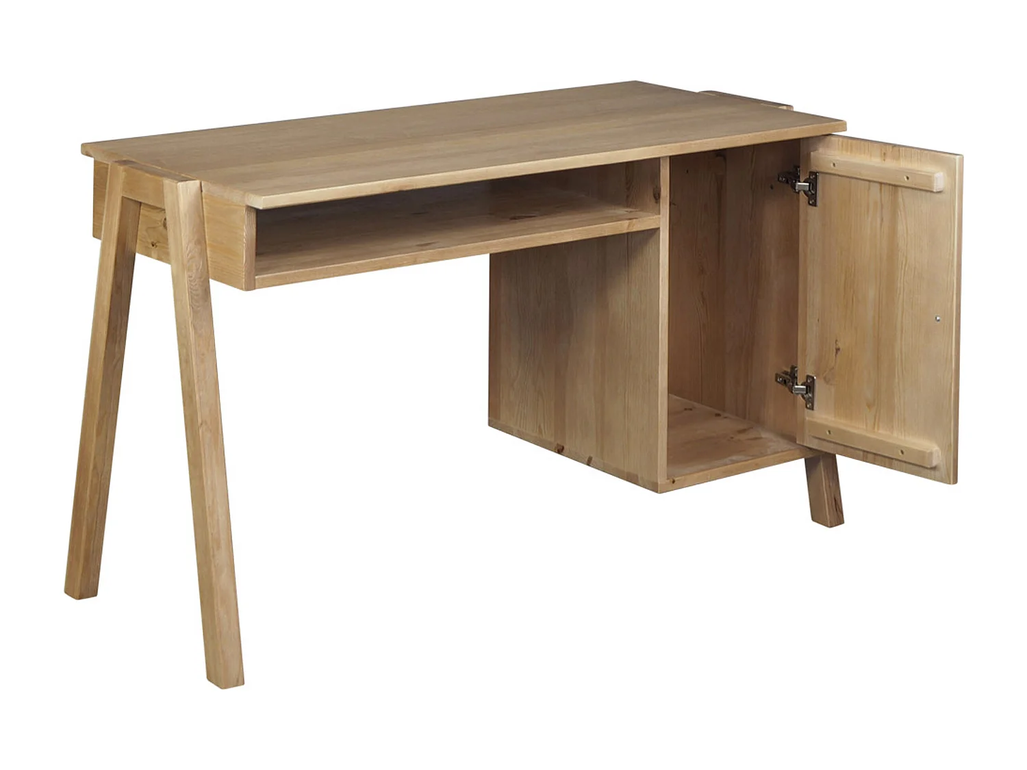 Biurko Oregon wood drewniane, kolor dębowy