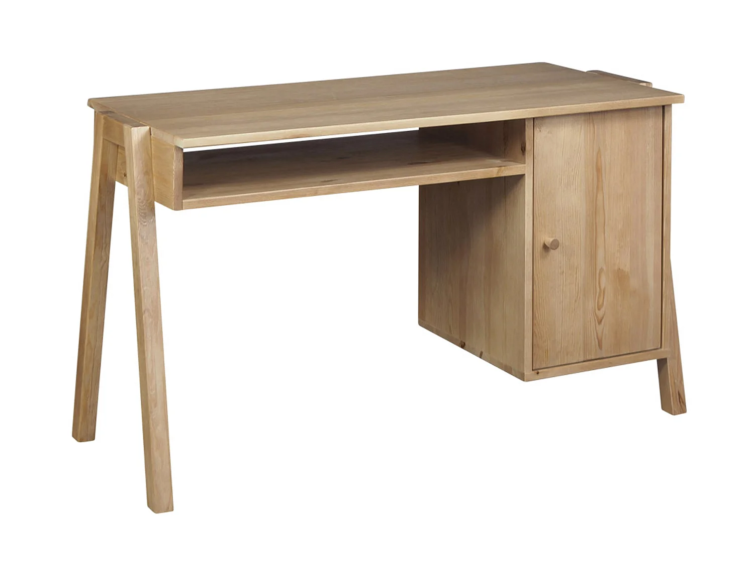 Biurko Oregon wood drewniane, kolor dębowy
