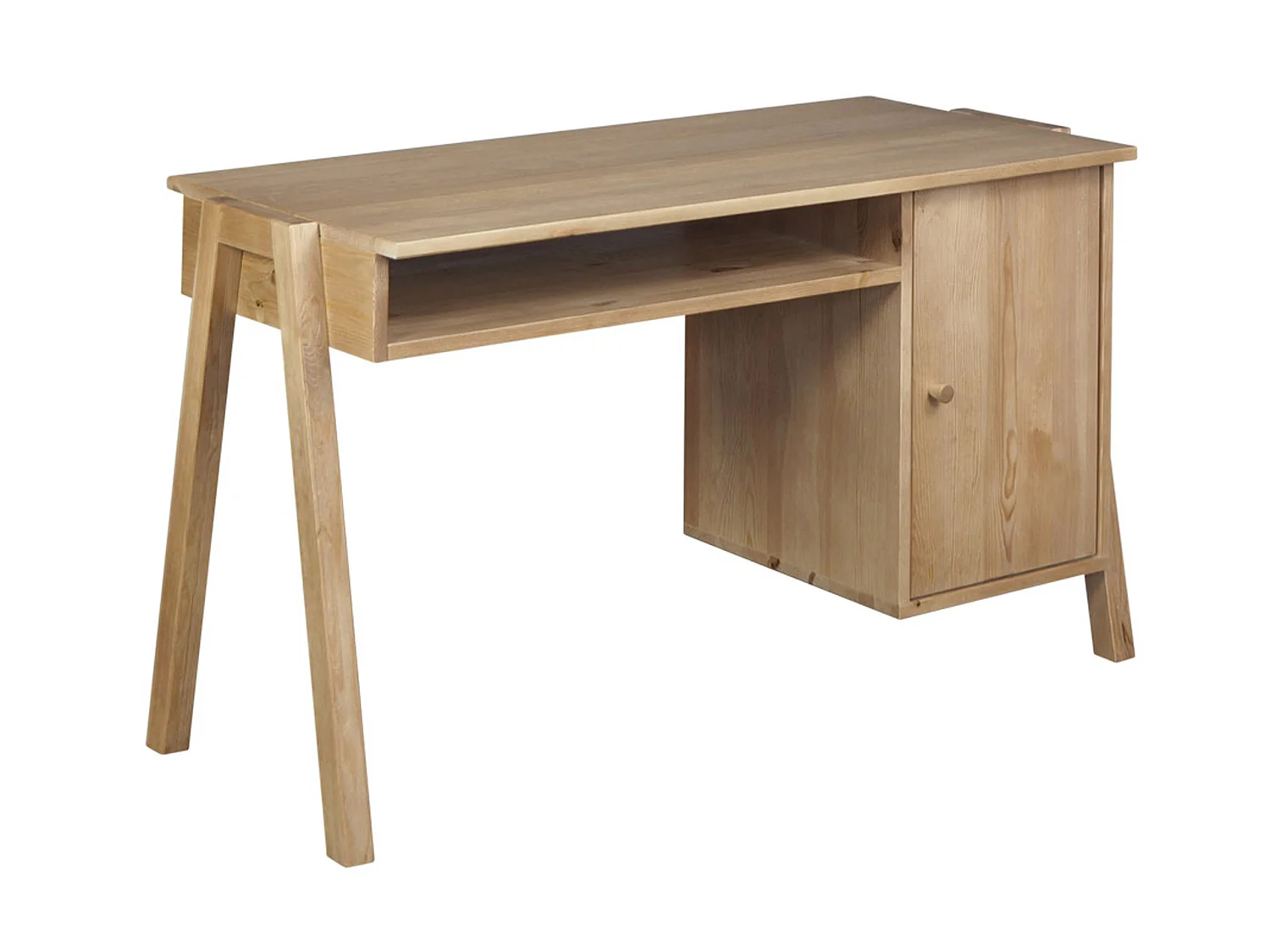 Biurko Oregon wood drewniane, kolor dębowy