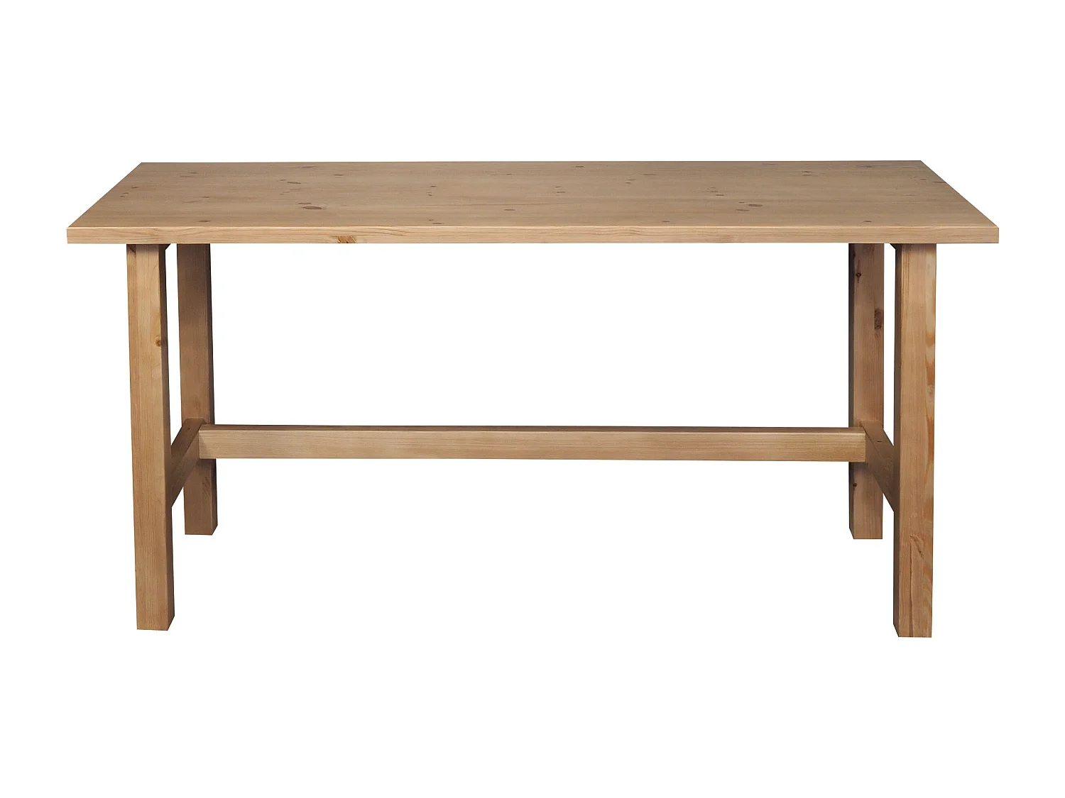 Biurko Nordic drewniane, kolor dębowy