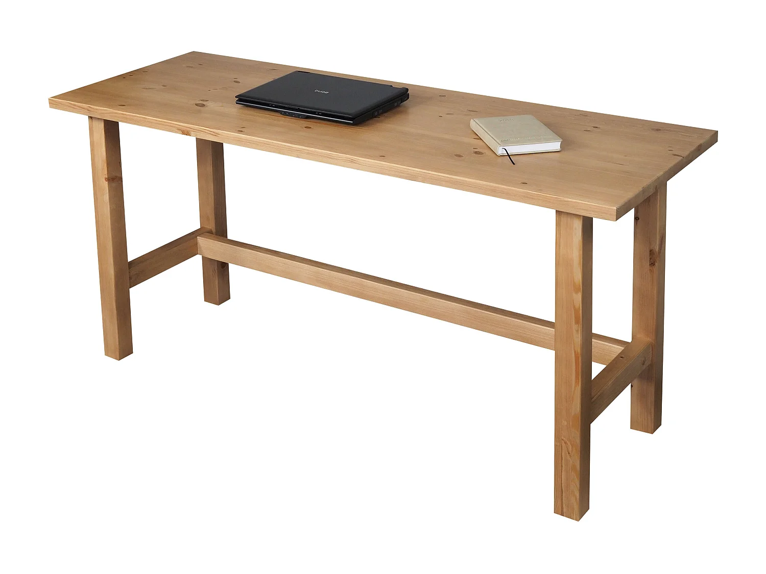 Biurko Nordic drewniane, kolor dębowy