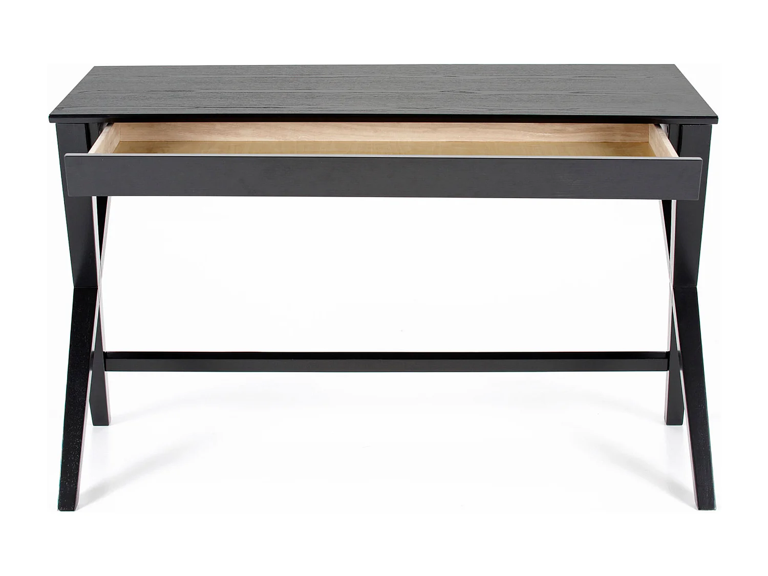 Biurko Shadow 120 cm z szufladą, kolor czarny