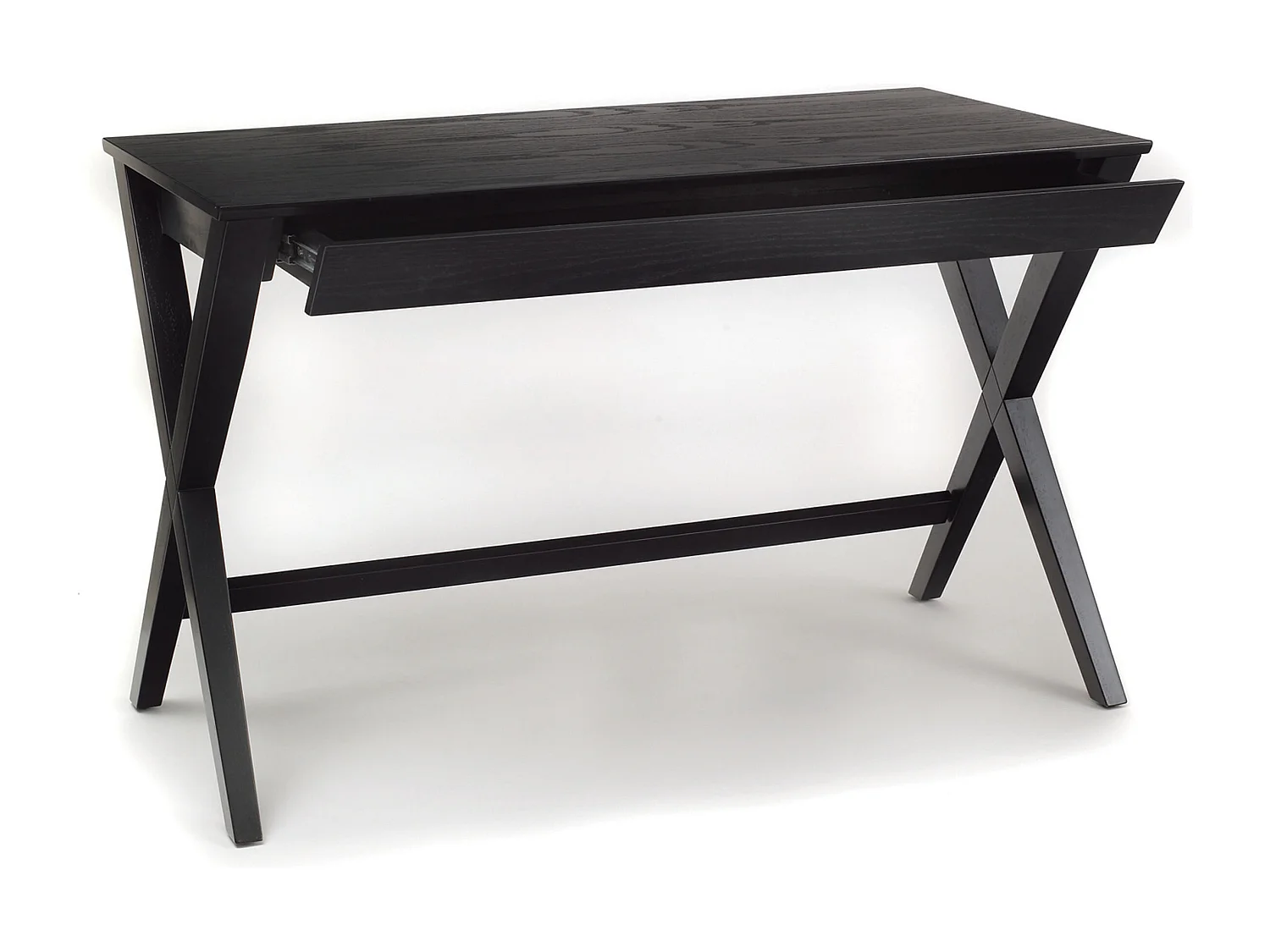 Biurko Shadow 120 cm z szufladą, kolor czarny