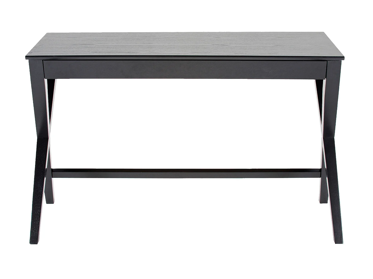 Biurko Shadow 120 cm z szufladą, kolor czarny