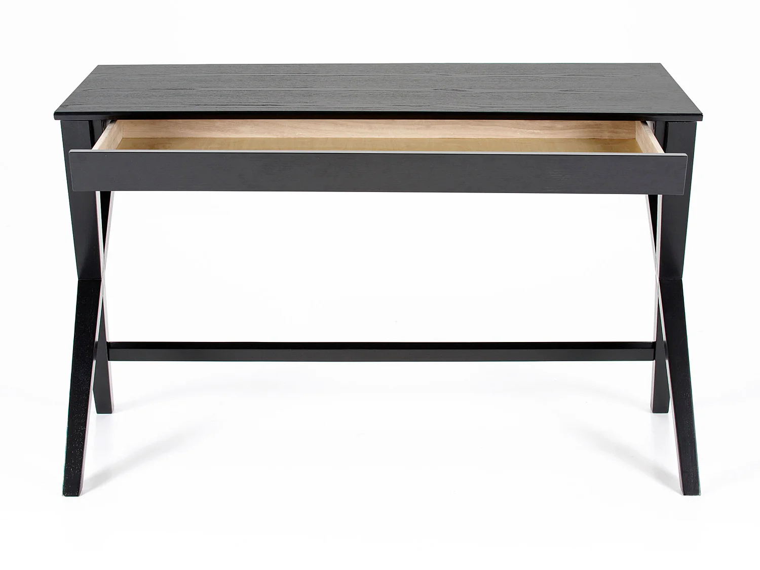 Biurko Shadow 120 cm z szufladą, kolor czarny