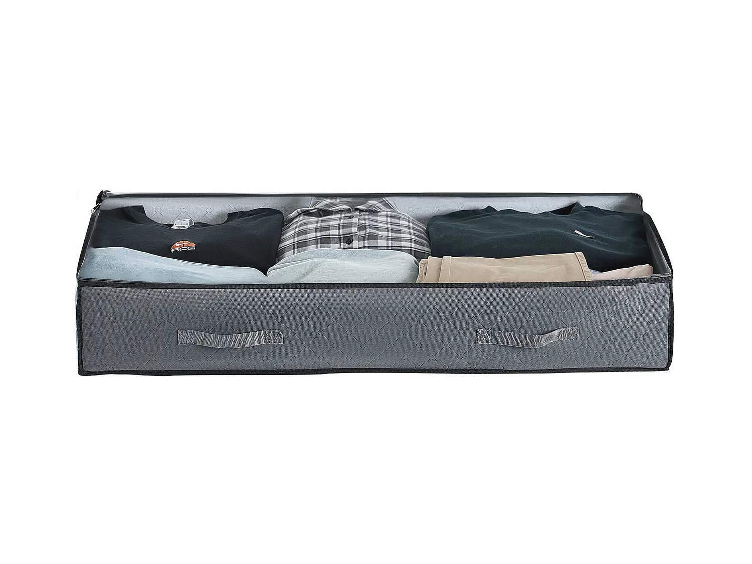 Sacs de Rangement SucceBuy sous Lit 4 Pièces 90 L, Organisateur de Chaussures sous le Lit avec Couvercles Transparents, Boîte de Rangement pour Vêtements