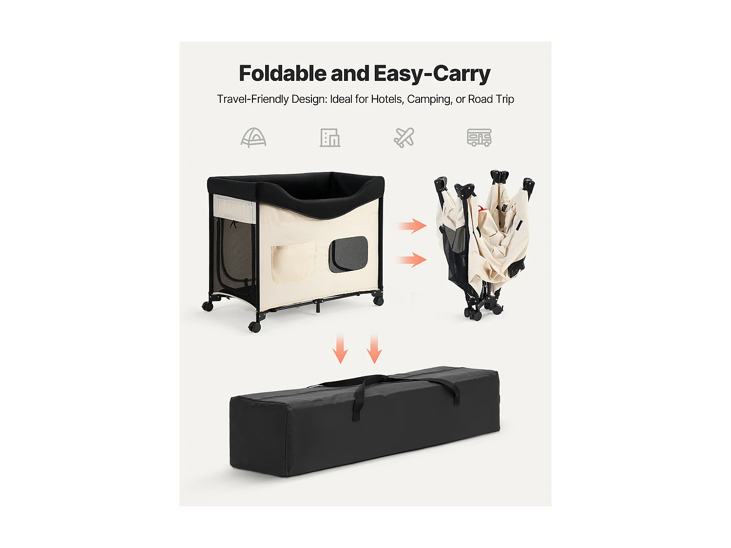 Lit Surélevé pour Chiens Chats SucceBuy, Lit de Camp pour Animaux de Compagnie Pliable, Panier Chiens en Tissu Oxford 600D et Velours Hollandais