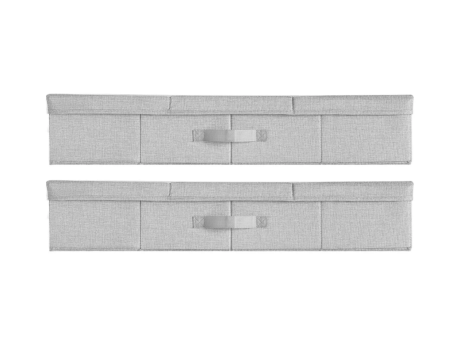 Sacs de Rangement SucceBuy sous Lit 2 Pièces de 48 L, Organisateur de Chaussures sous le Lit de 80,5x40,5x15,5 cm, Boîte de Rangement pour Vêtements