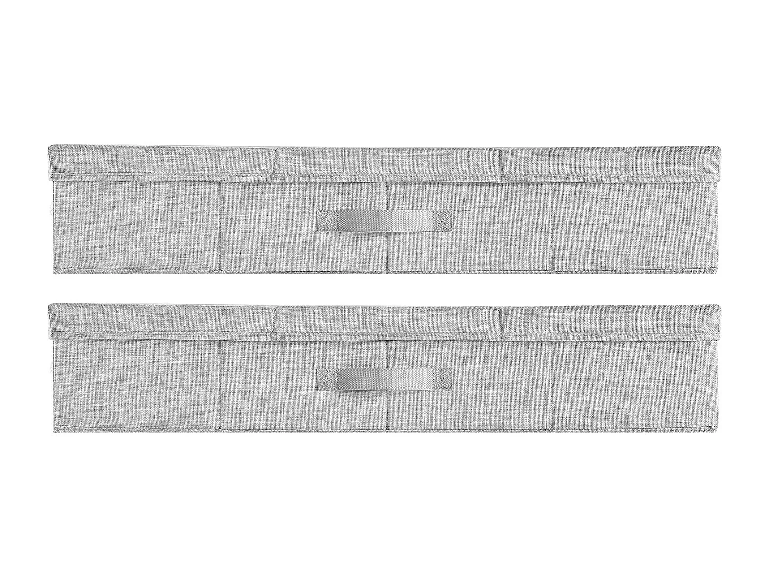 Sacs de Rangement SucceBuy sous Lit 2 Pièces de 48 L, Organisateur de Chaussures sous le Lit de 80,5x40,5x15,5 cm, Boîte de Rangement pour Vêtements