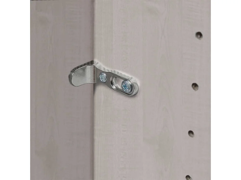 Hellgrauer XL Kleiderschrank im modernen Landhausstil 300 cm breit