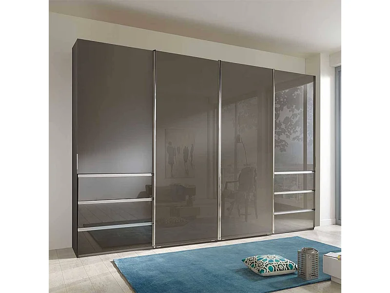 Kleiderschrank Schwebetüren in modernem Design Made in Germany