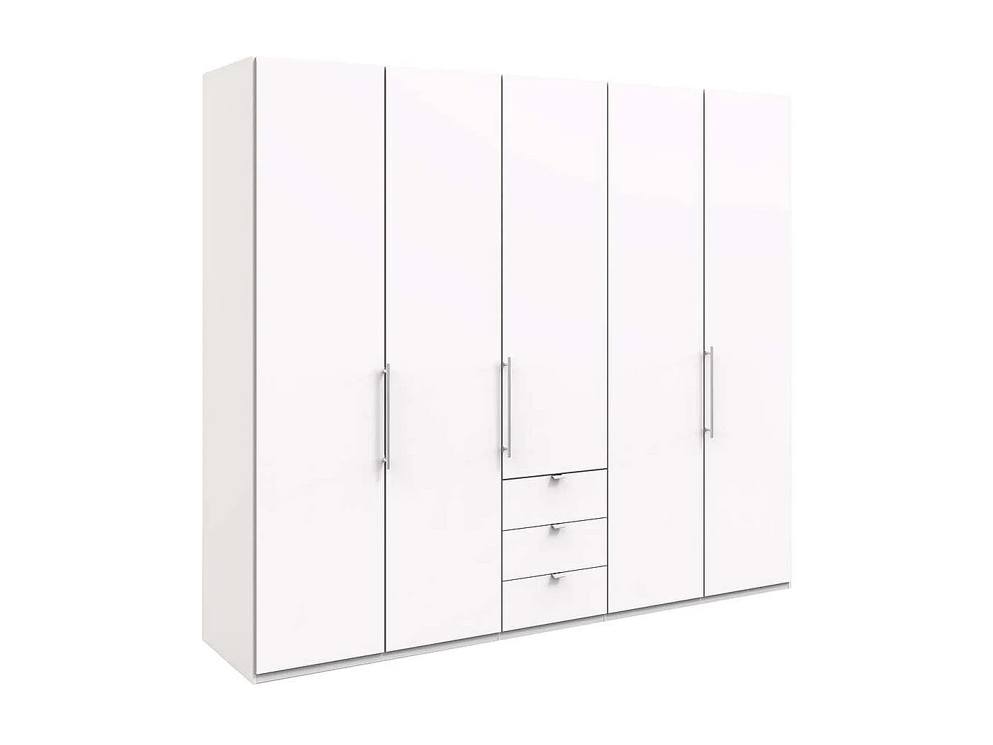 Moderner Kleiderschrank 3 türig Weiß