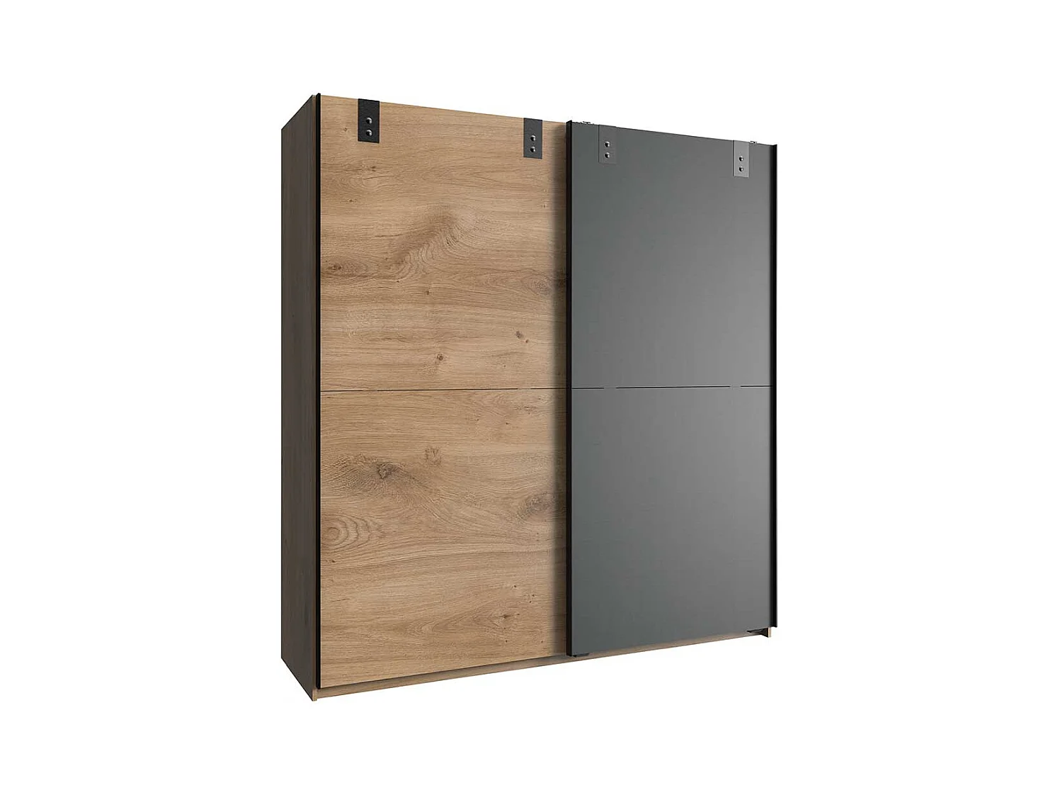 Schiebetürenschrank Schlafzimmer im Industry und Loft Stil 180 cm breit