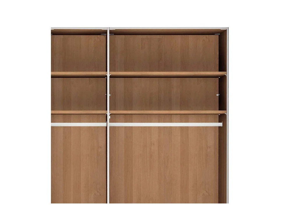 Drehtürenkleiderschrank Schlafzimmerschrank in modernem Design 344 cm breit
