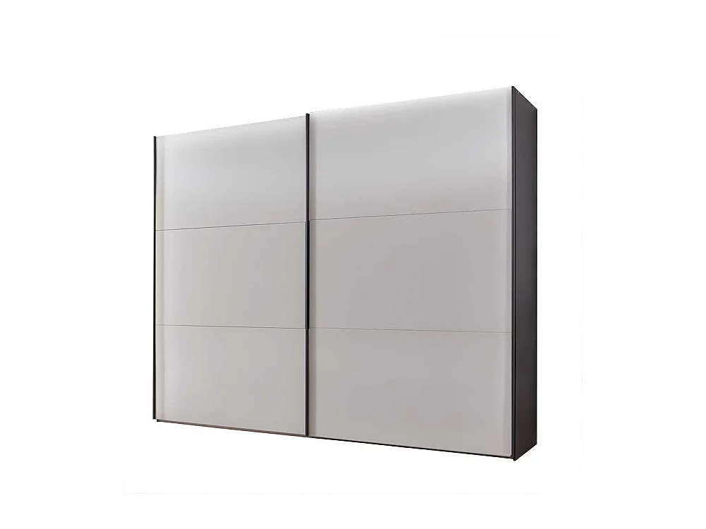 Schiebetüren Kleiderschrank in Hellgrau und Anthrazit Made in Germany