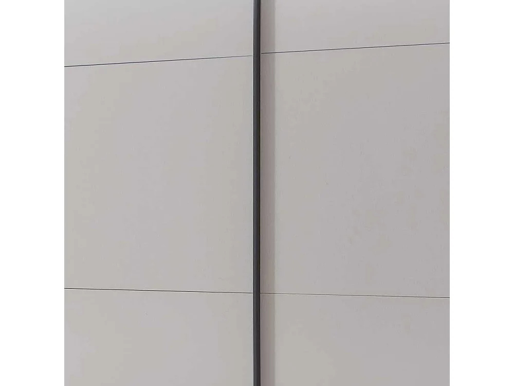 Schiebetüren Kleiderschrank in Hellgrau und Anthrazit Made in Germany