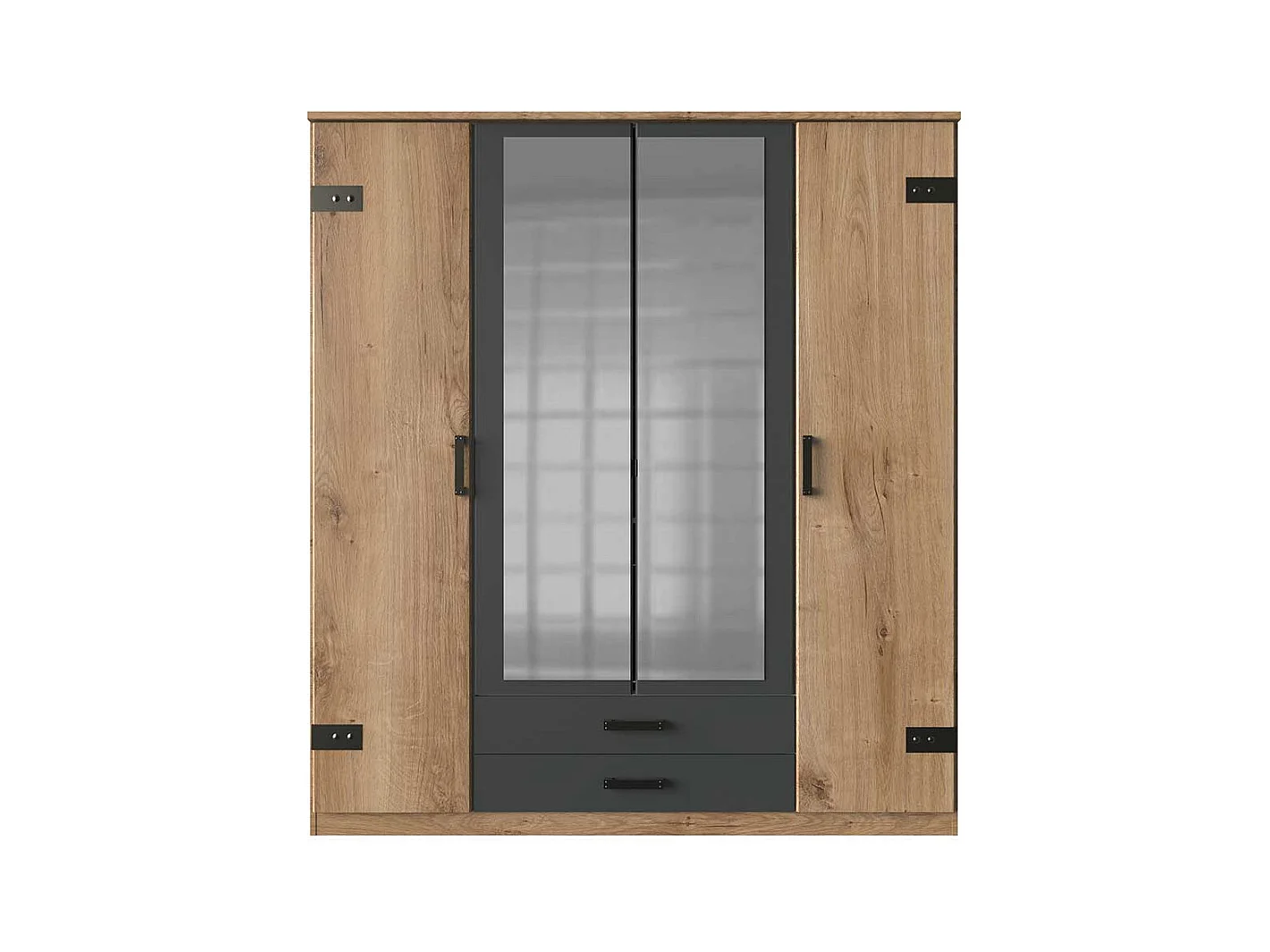 Jugendzimmer Kleiderschrank im Industry und Loft Stil 180 cm breit