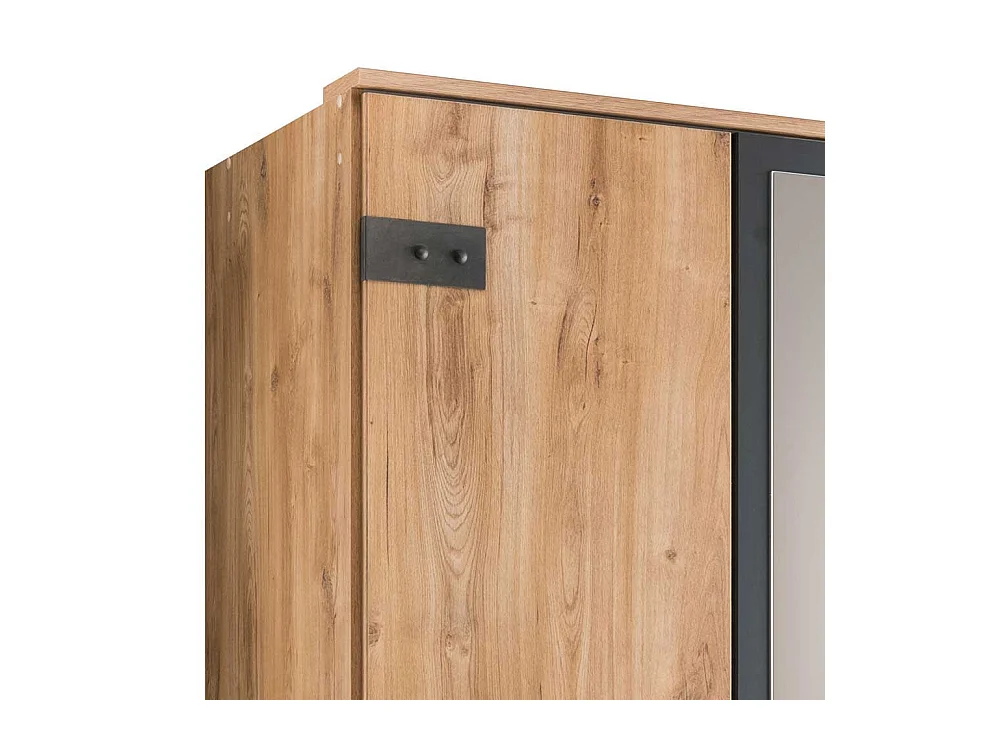 Jugendzimmer Kleiderschrank im Industry und Loft Stil 180 cm breit