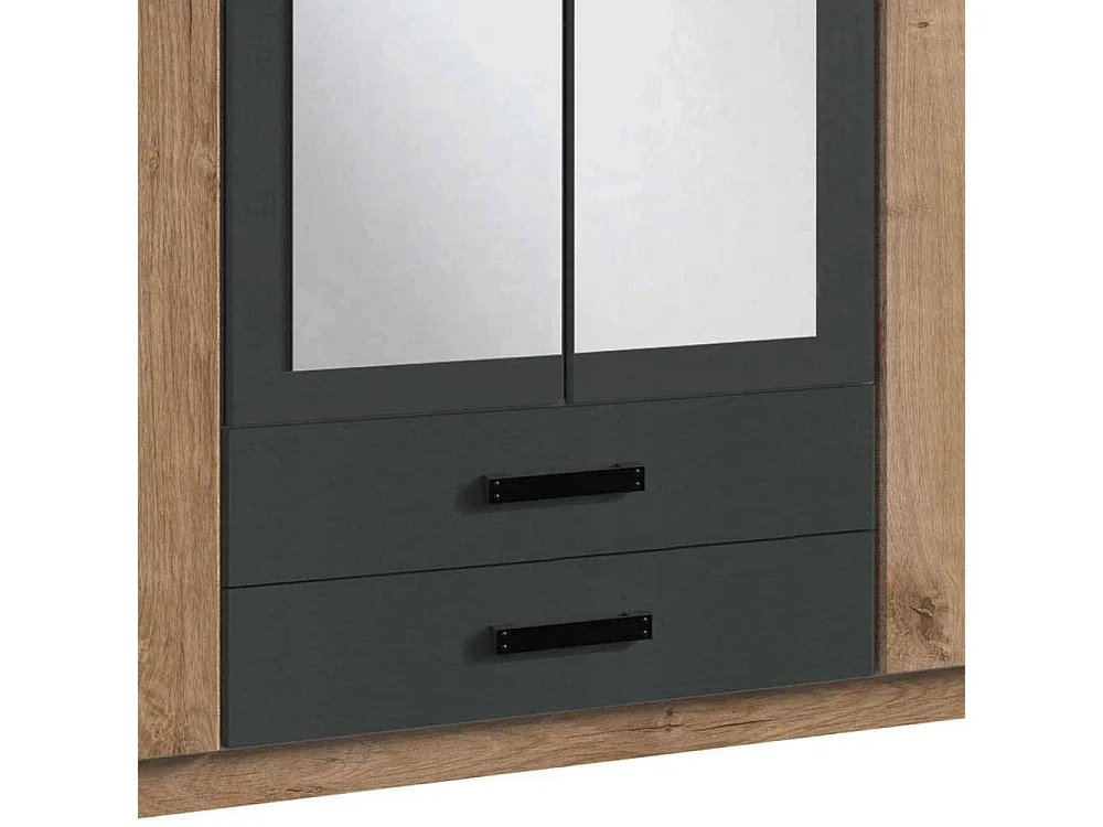 Jugendzimmer Kleiderschrank im Industry und Loft Stil 180 cm breit