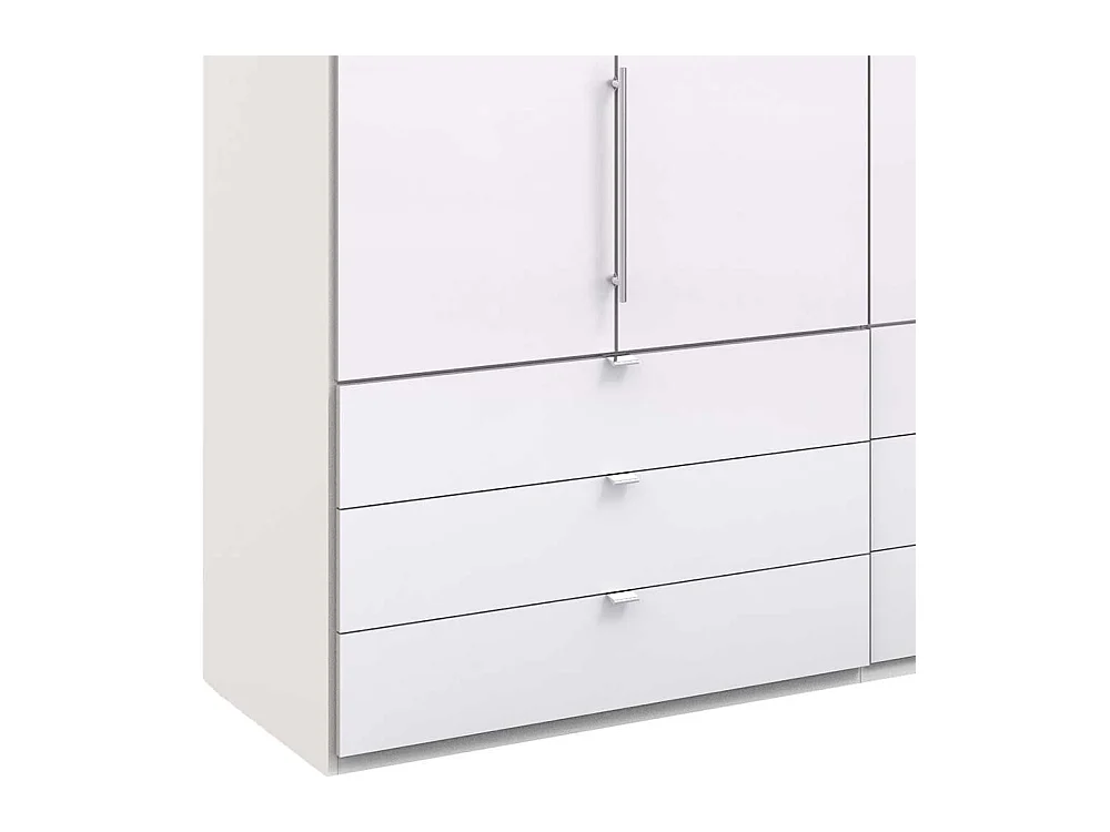 Schlafzimmerschrank glasbeschichtet Falttüren