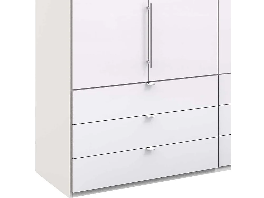 Schlafzimmerschrank glasbeschichtet Falttüren