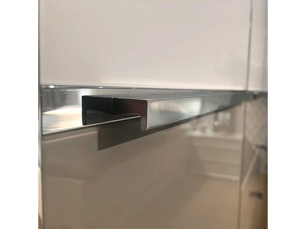 Kleiderschrank Schlafzimmerschrank in Hellgrau und Weiß