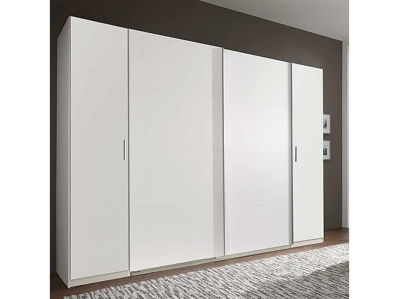 XL Schlafzimmerkleiderschrank 272 cm oder 316 cm breit Dreh- und Schiebetüren
