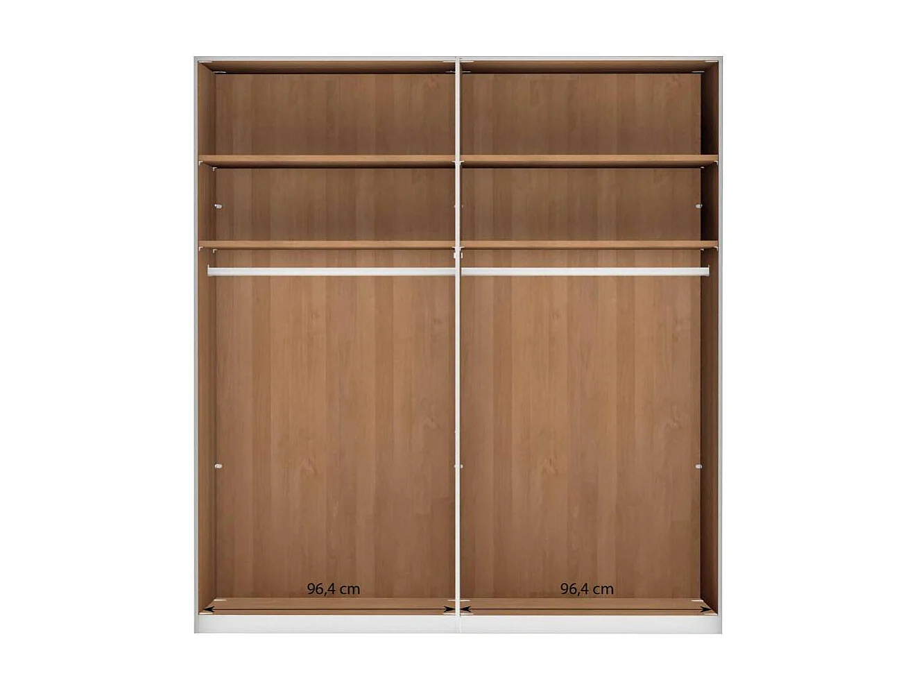 Drehtürenschrank Schrank 197 cm breit und 236 cm hoch