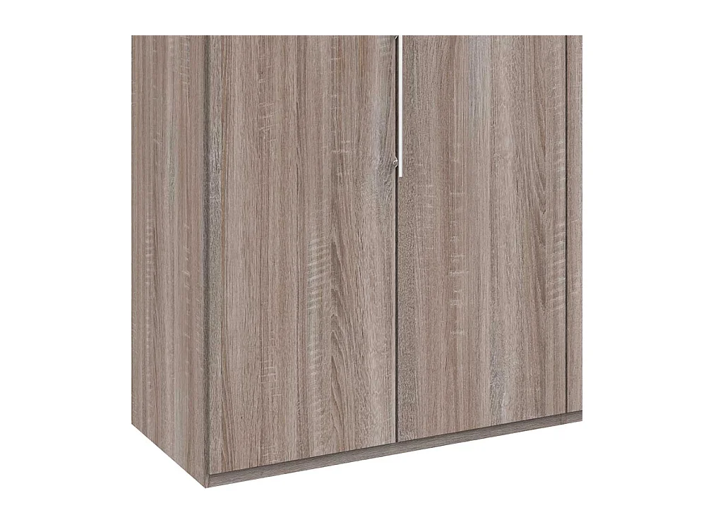 XL Schlafzimmerschrank in Eiche Trüffelfarben Falttüren